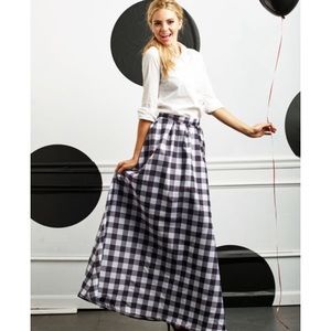 Shabby apple skirt buffalo plaid